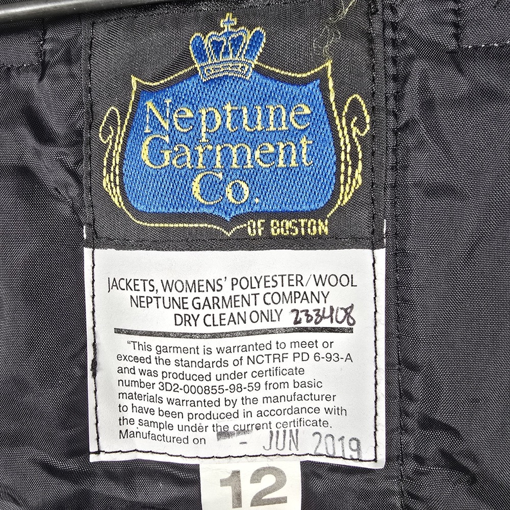Neptune Garment Co Black Quilted Vest Liner Womens 12 Wool Poly Blend 2019 USA - Picture 2 of 10